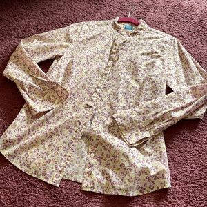 J. Crew floral blouse - M